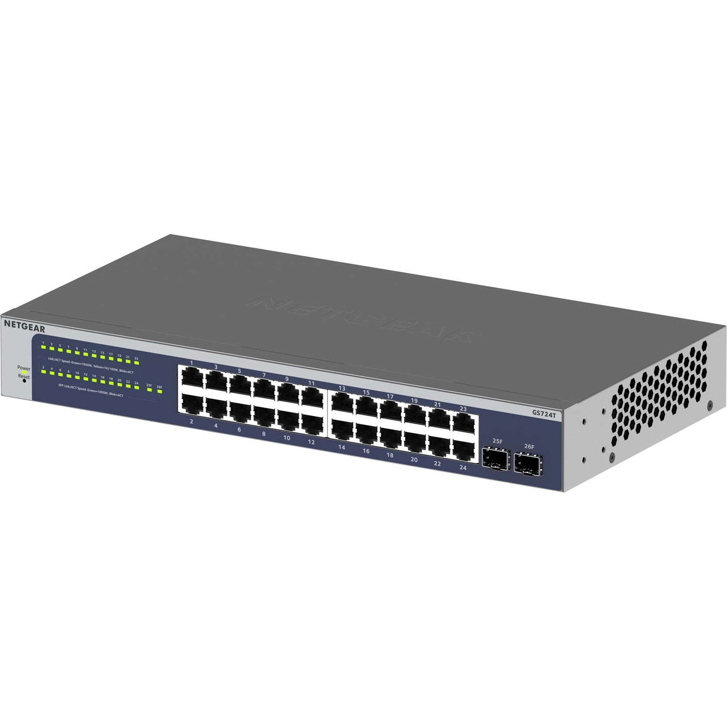 Netgear 24-port gigabit smart switch (gs724tv6)