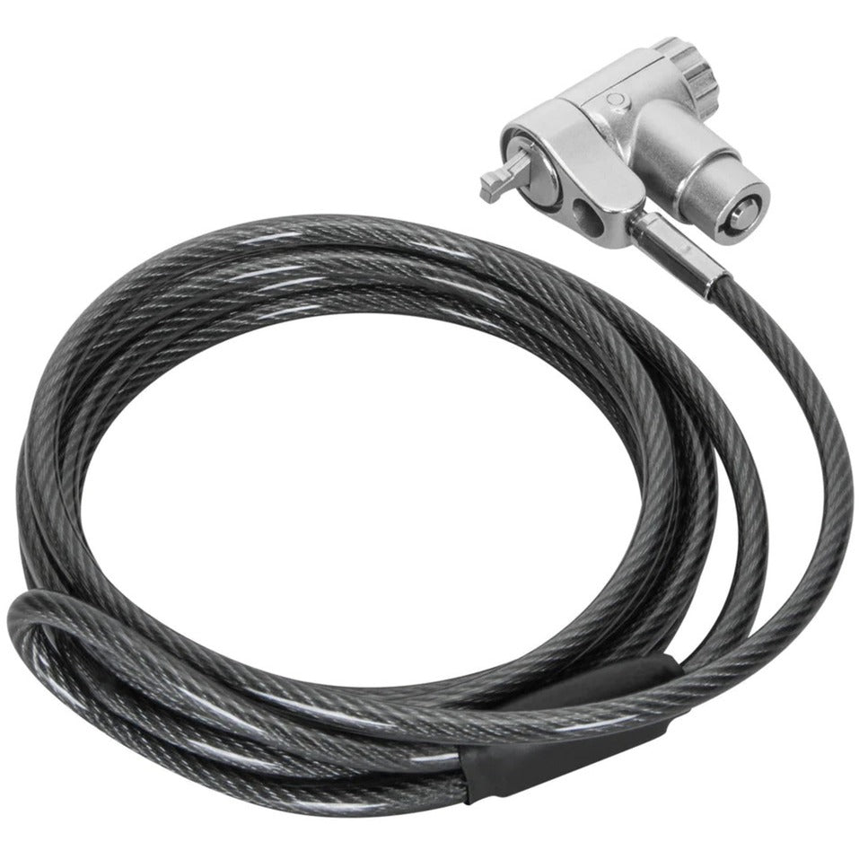 Targus defcon ultimate universal keyed cable lock with adaptable lock head diefstalbeveiliging