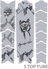 Unleazhed unscratch frame protector film - alpocalypse alpine rose samerberg black matt - afbeelding 2