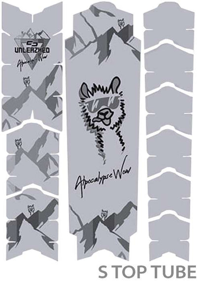 Unleazhed unscratch frame protector film - alpocalypse alpine rose samerberg black matt