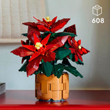 Lego icons kerstster poinsettia - 10370 - afbeelding 3