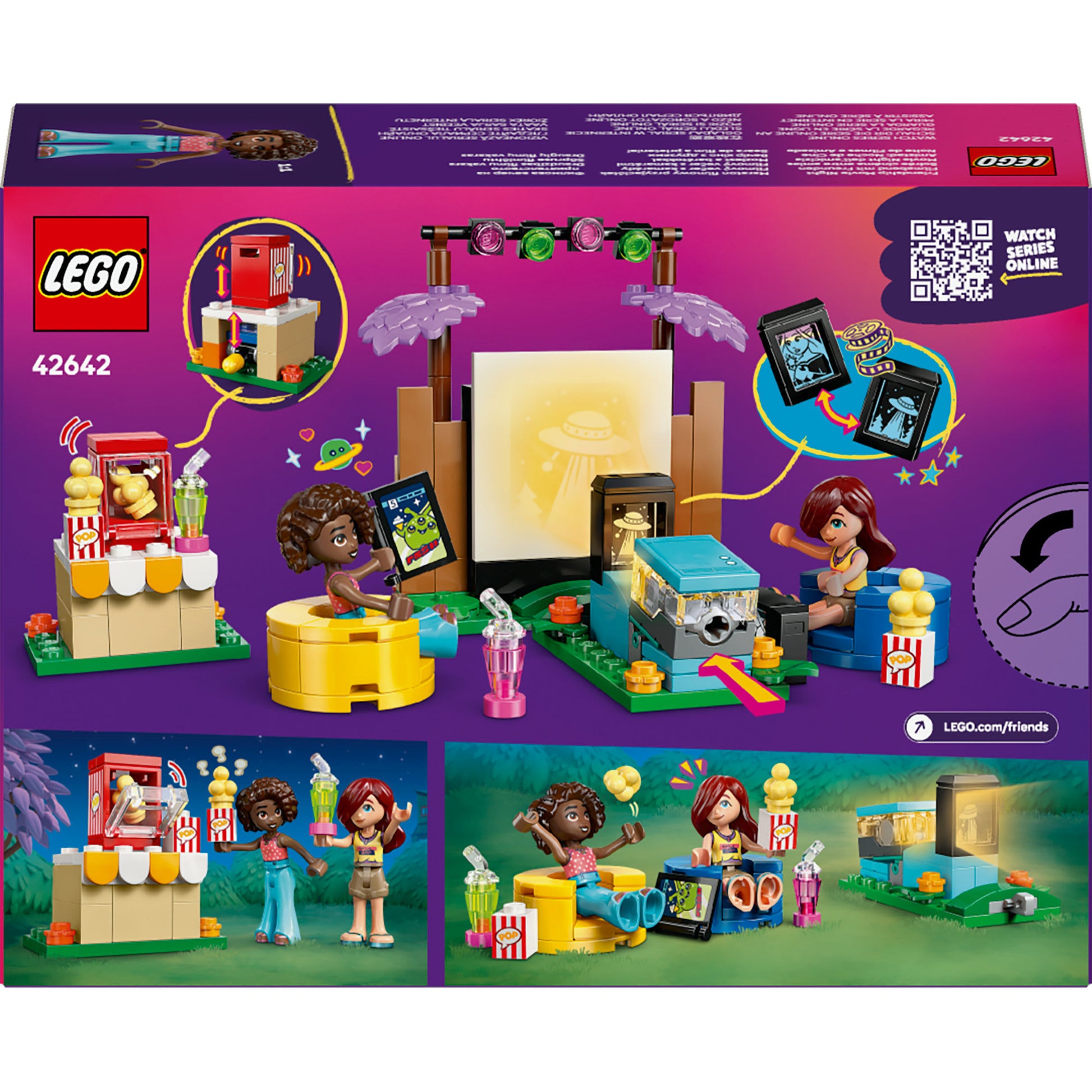 Lego friends - filmavond constructiespeelgoed (42642)