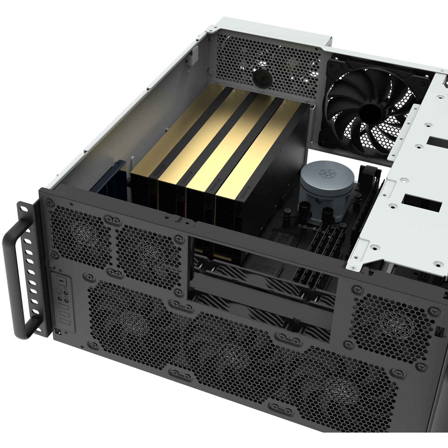 Silverstone rm53-502 rack behuizing (zwart)