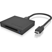 Icy box ib-cr402-c31 card reader kaartlezer (zwart, usb-c 3.2 (10 gbit s)) - afbeelding 2