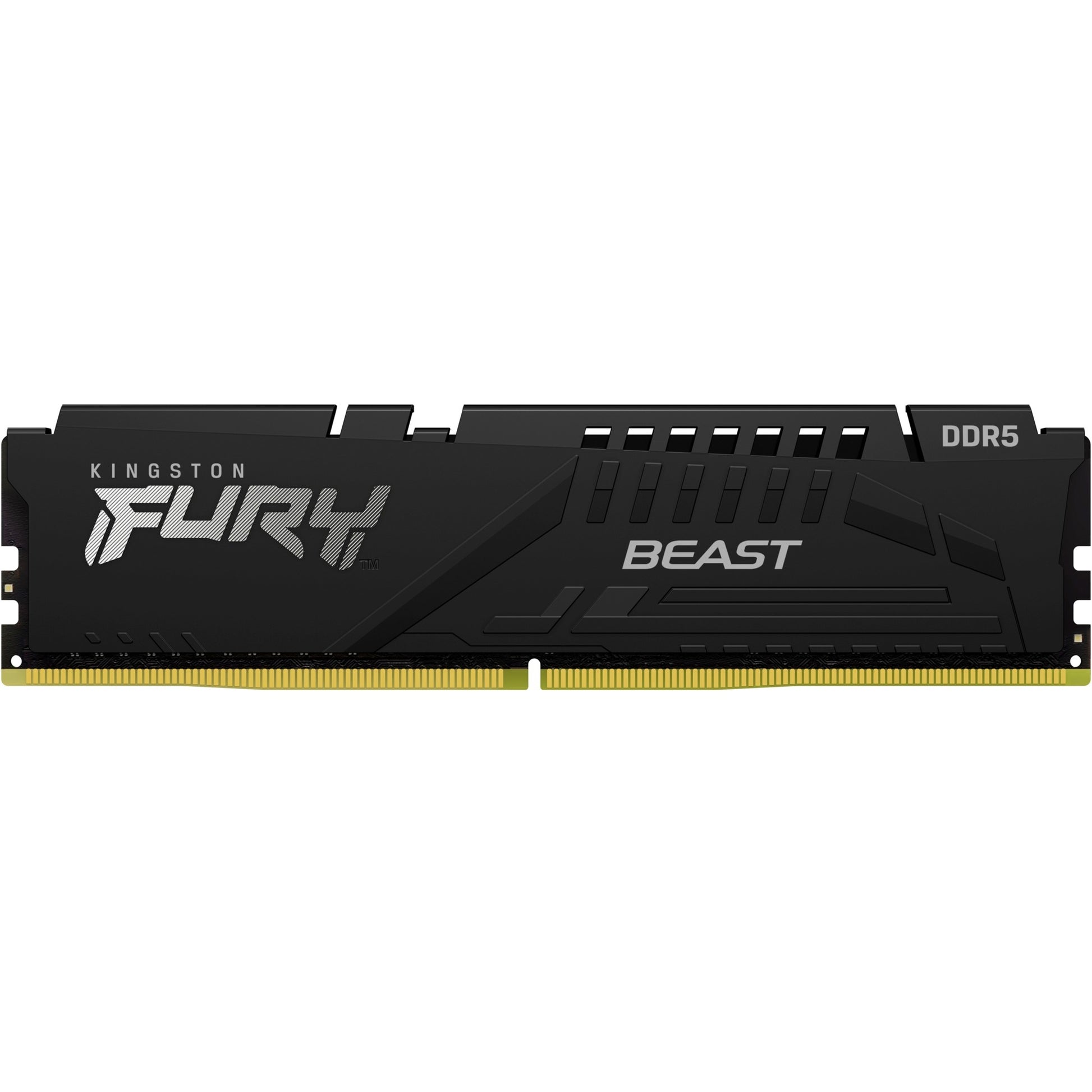 Kingston fury beast 16 gb ddr5-5200 (1x 16 gb) werkgeheugen (zwart, kf552c40bb-16, xmp 3.0)