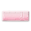 Mchose k99 v2 wireless gasket mount mechanical keyboard (lichtroze, us lay-out (qwerty), kailh box icy creamsicle, 99%, rgb, pbt keycaps, hot-swap, 2.4 ghz | bluetooth | usb-c)