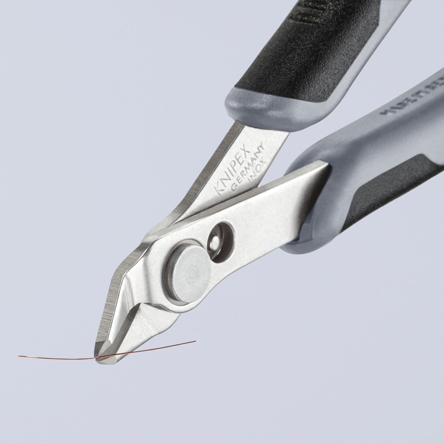 Knipex electronic super knips esd 78 13 125 esd elektronica-tang (grijs)