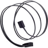 Silverstone sata iii kabel 50cm (zwart, 6gb s, low profile connector, cp11b-500)