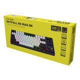 Hator skyfall mag ultima 8k wireless rgb mechanisch gaming toetsenbord (zwart, us lay-out (qwerty), hator aurum ice, 80% (tkl), rgb, double-shot pbt, hot-swap, 2.4ghz | bluetooth | usb-c) - afbeelding 8