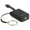 Delock usb-c > mini-displayport adapter sleutelhanger (zwart, 4k 60hz)