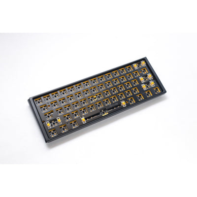 Ducky one 3 mini ansi layout barebone rgb mechanisch toetsenbord (zwart, us lay-out (qwerty), 60%, rgb leds, hot swap, barebone)