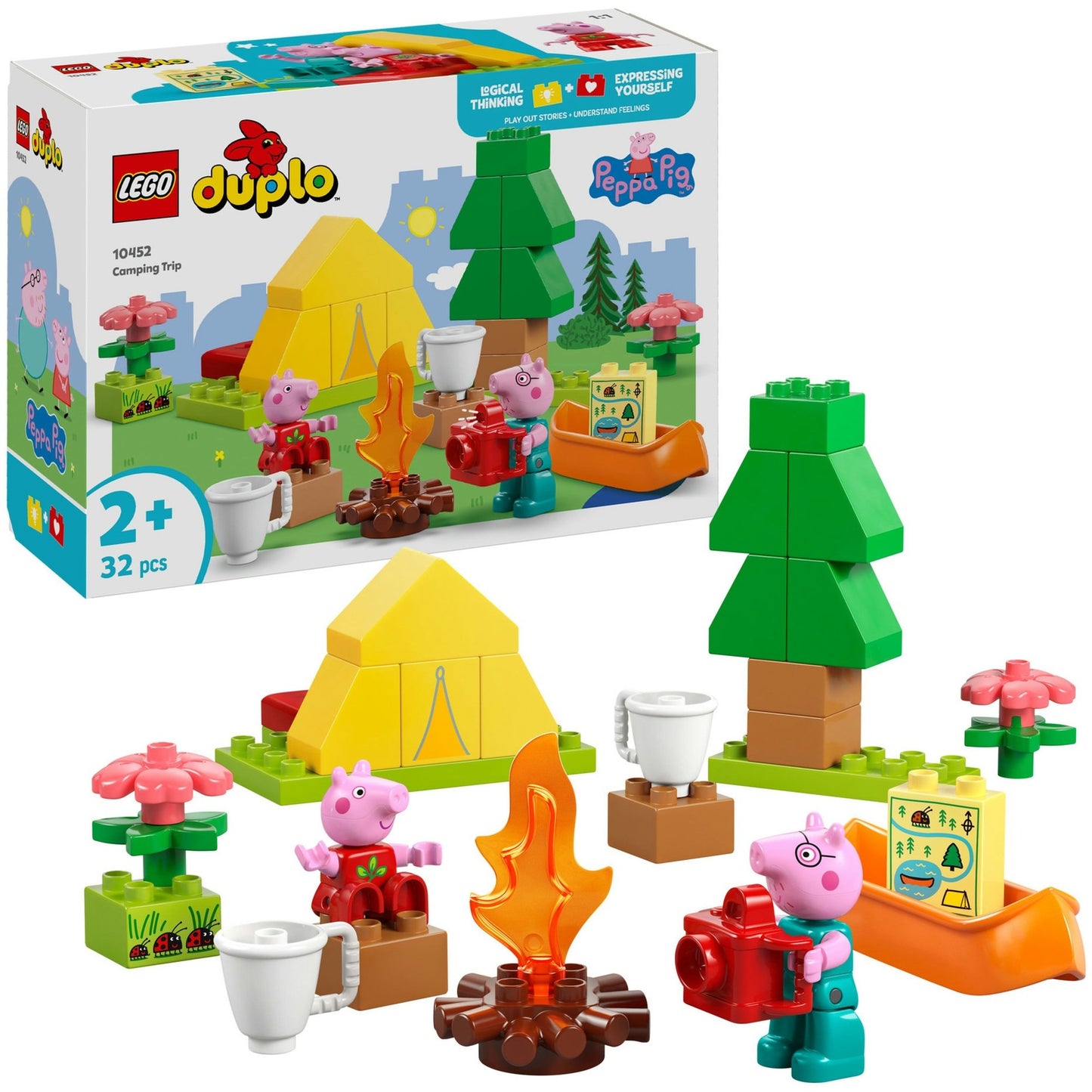Lego duplo 10452 peppa pig kampeertrip