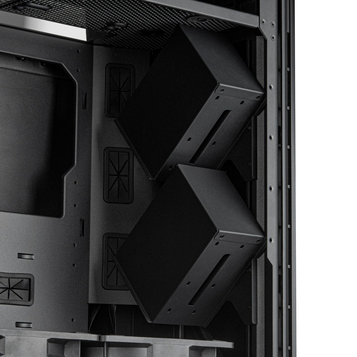 Silverstone alta f2 big tower behuizing (zwart | 4x usb-a | 1x usb-c | tempered glass)