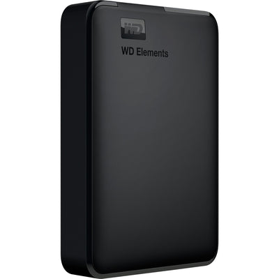 Wd elements portable 5 tb externe harde schijf (zwart, bu6y0050bbk-wesn, micro-usb-b 3.2 (5 gbit s))