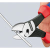 Knipex twinforce zijsnijtang 7372180 kniptang (rood blauw)
