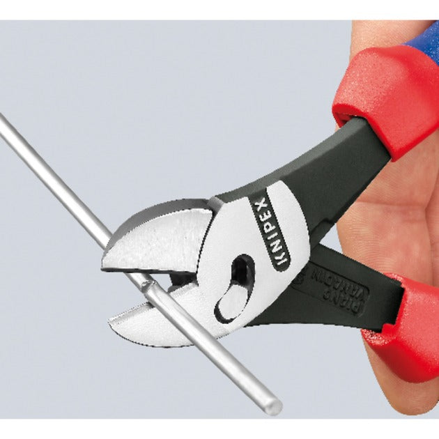Knipex twinforce zijsnijtang 7372180 kniptang (rood blauw)