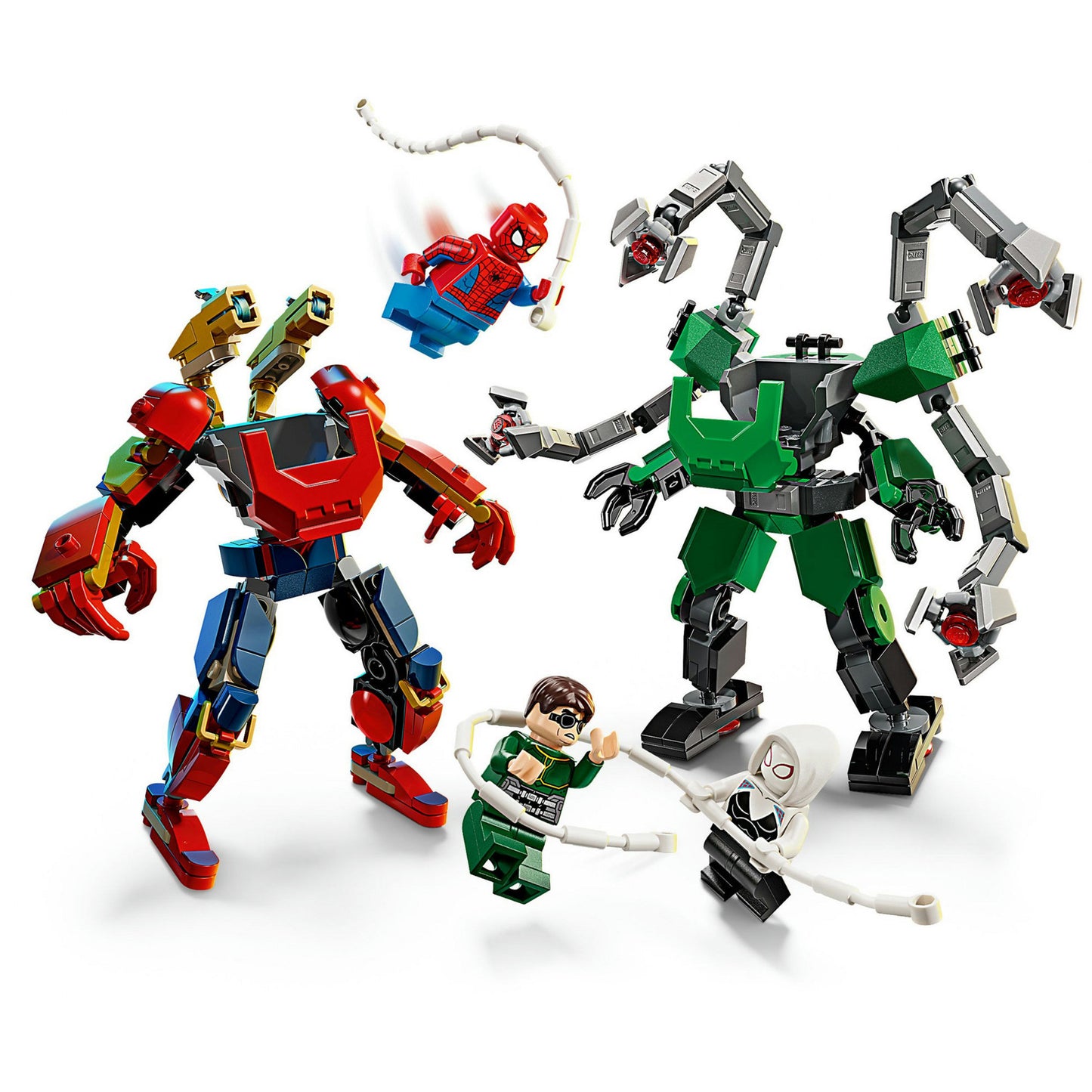 Lego marvel mechaduel: spider-man vs. doc ock superhelden - bouwpakket voor kinderen - 76338