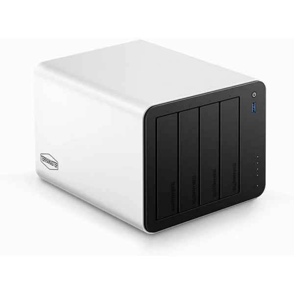 Terramaster f4-425 plus nas (wit, 2x 5gbe, hdmi, usb)