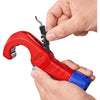 Knipex buissnijder tubix 90 31 02 bk pijpsnijder (rood, ø 6 - 35mm)