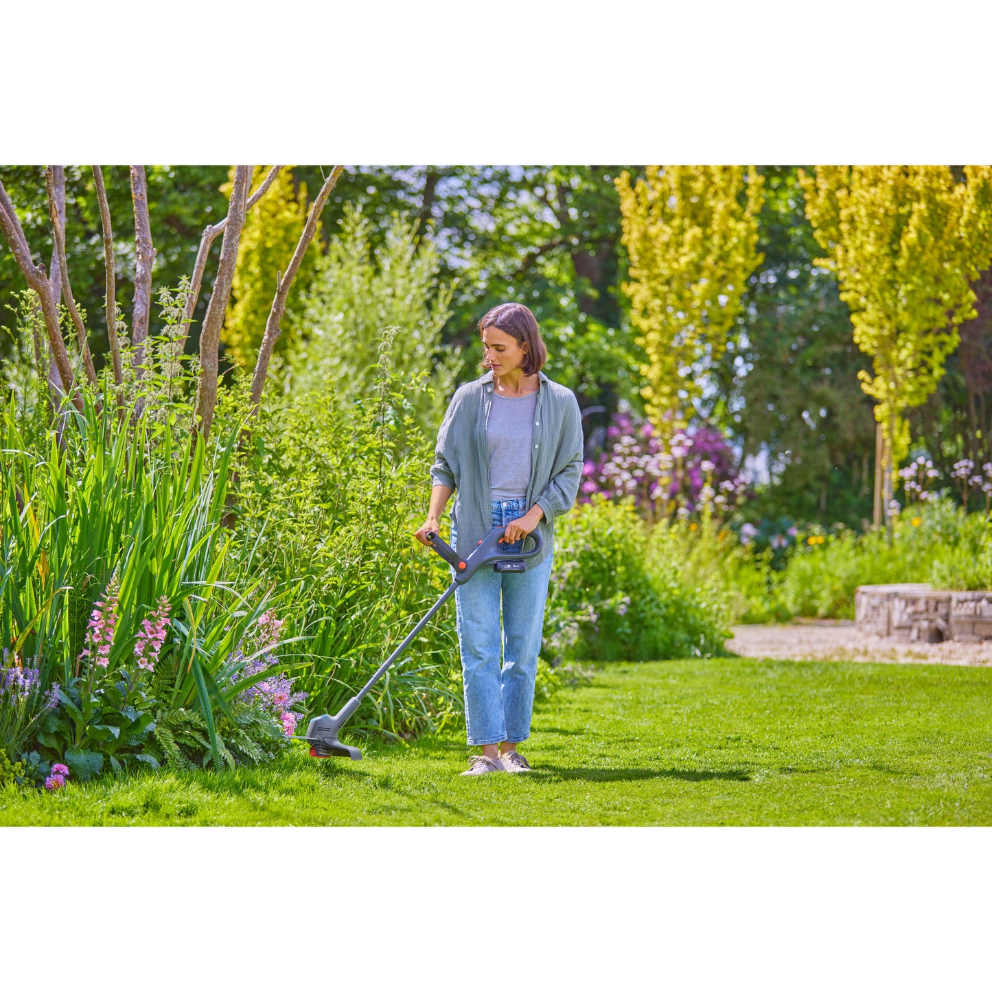 Gardena trimmer easytrim 25 18v p4a set