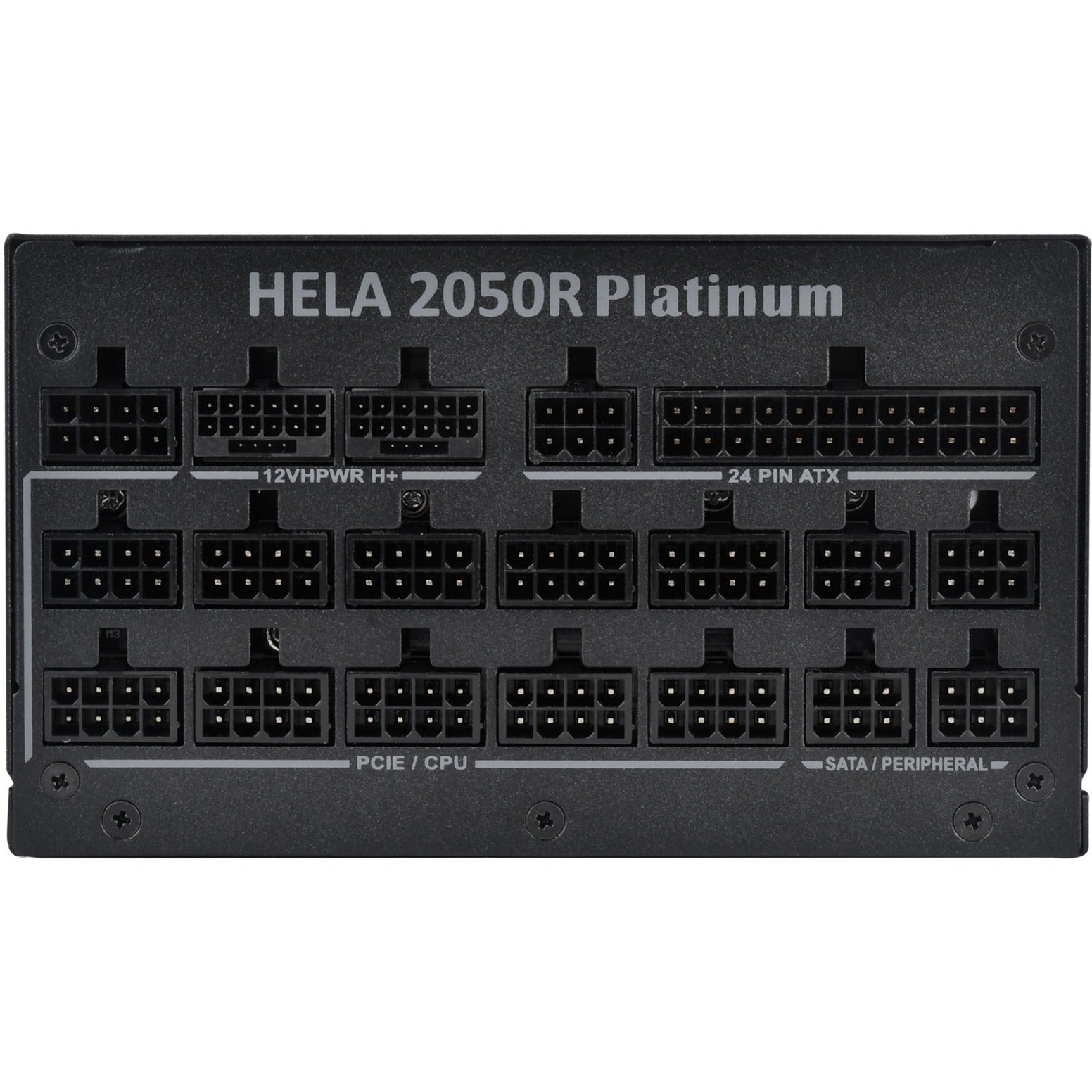 Silverstone hela 2050r platinum, modulaire 2050 watt voeding (zwart, 14x pcie)