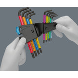 Wera inbussleutelset torx 967 9 tx multicolour hf 1 (9-delig, torx t8 tot t40) - afbeelding 5