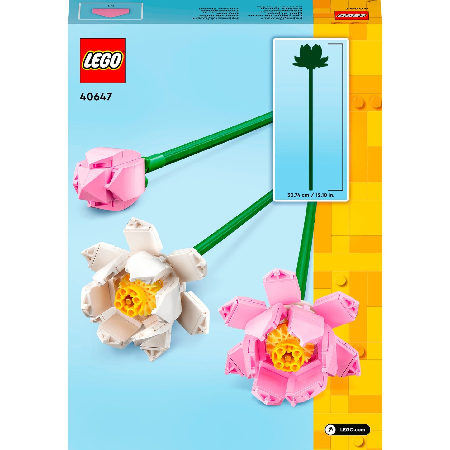Lego iconic lotusbloemen - botanical collection - 40647
