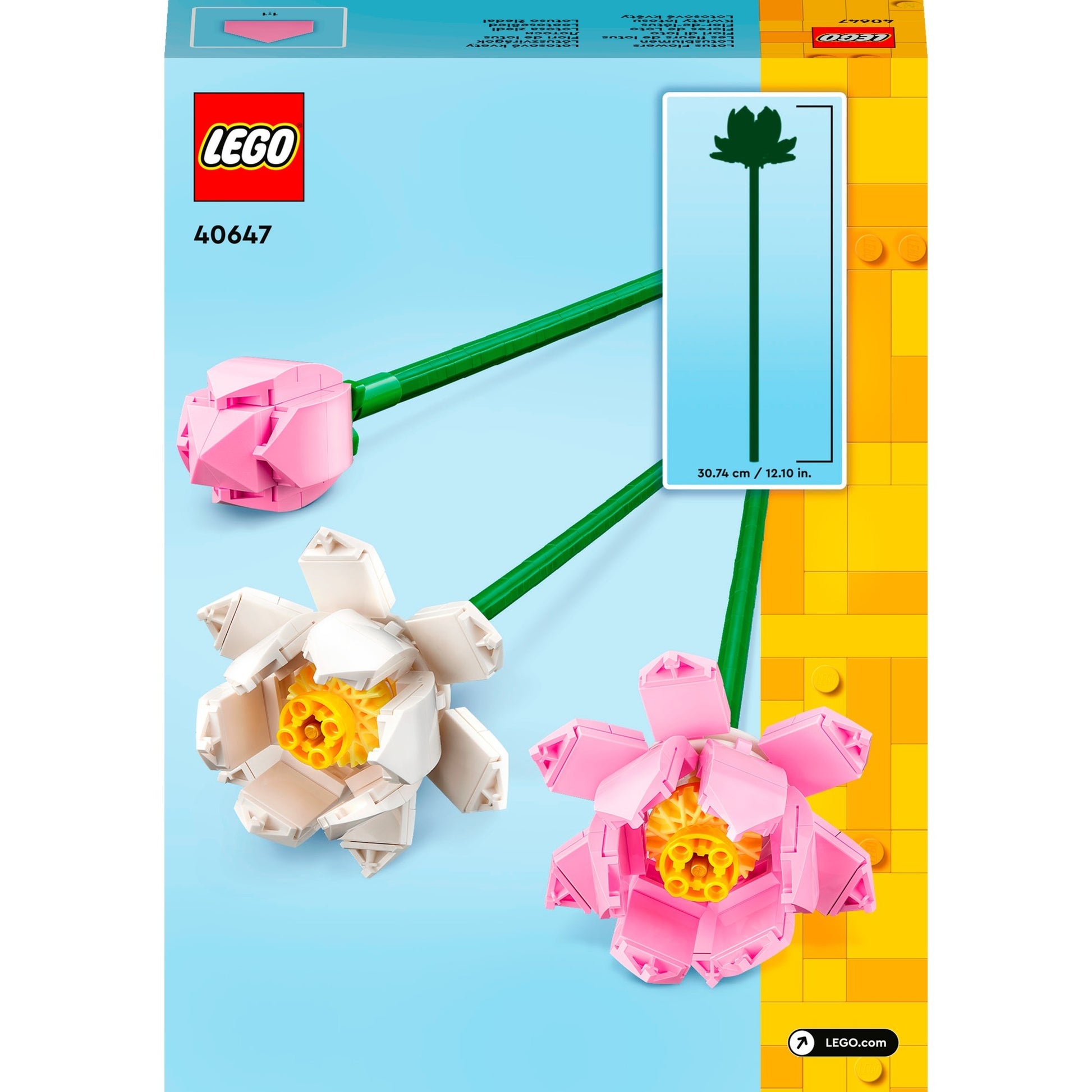 Lego iconic lotusbloemen - botanical collection - 40647