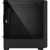 Sharkoon rgb hex midi tower behuizing (zwart | 2x usb-a | 1x usb-c | rgb | tempered glass)
