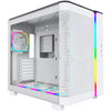 Montech king 95 pro midi tower behuizing (wit | 2x usb-a | 1x usb-c | rgb | tempered glass)
