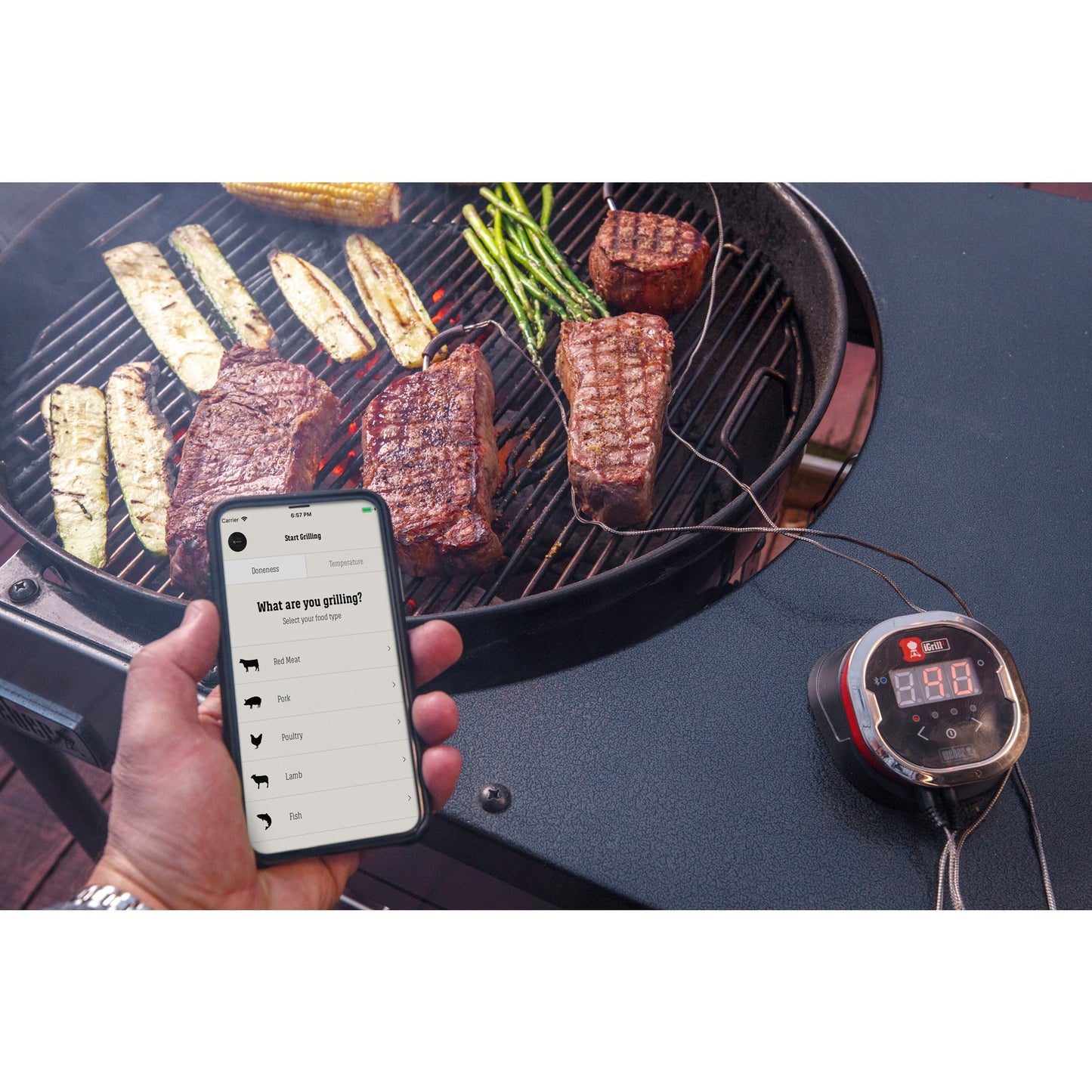 Weber igrill 2 thermometer