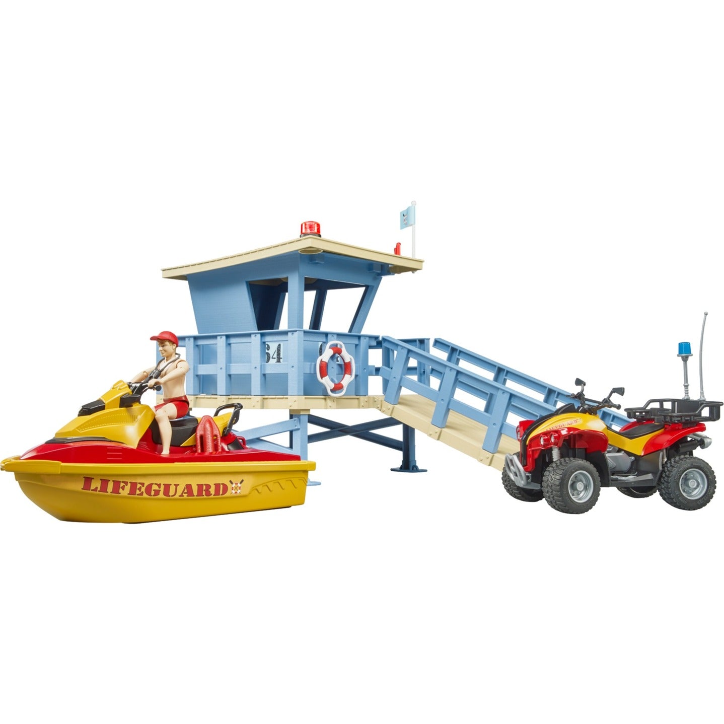 Bruder bworld reddingsbrigade station speelfiguur (62780)