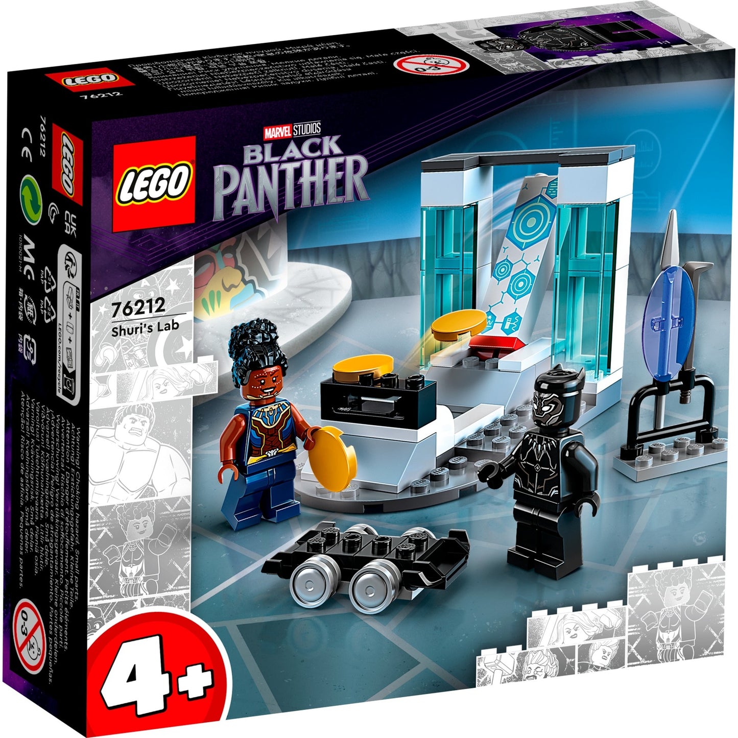 Lego marvel - shuri’s lab constructiespeelgoed (76212)