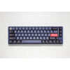 Ducky one 3 cosmic blue sf rgb mechanisch toetsenbord (donkerblauw, us lay-out (qwerty), cherry mx red, 65%, rgb leds, double-shot pbt, hot-swappable, quack mechanics)
