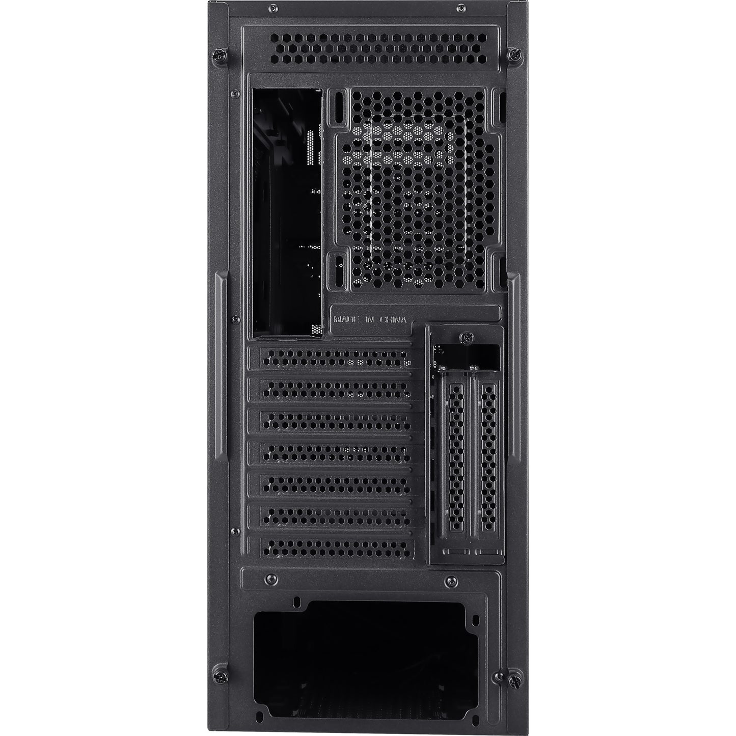 Aerocool cipher s-bk-v1 midi tower behuizing (zwart | 3x usb-a)