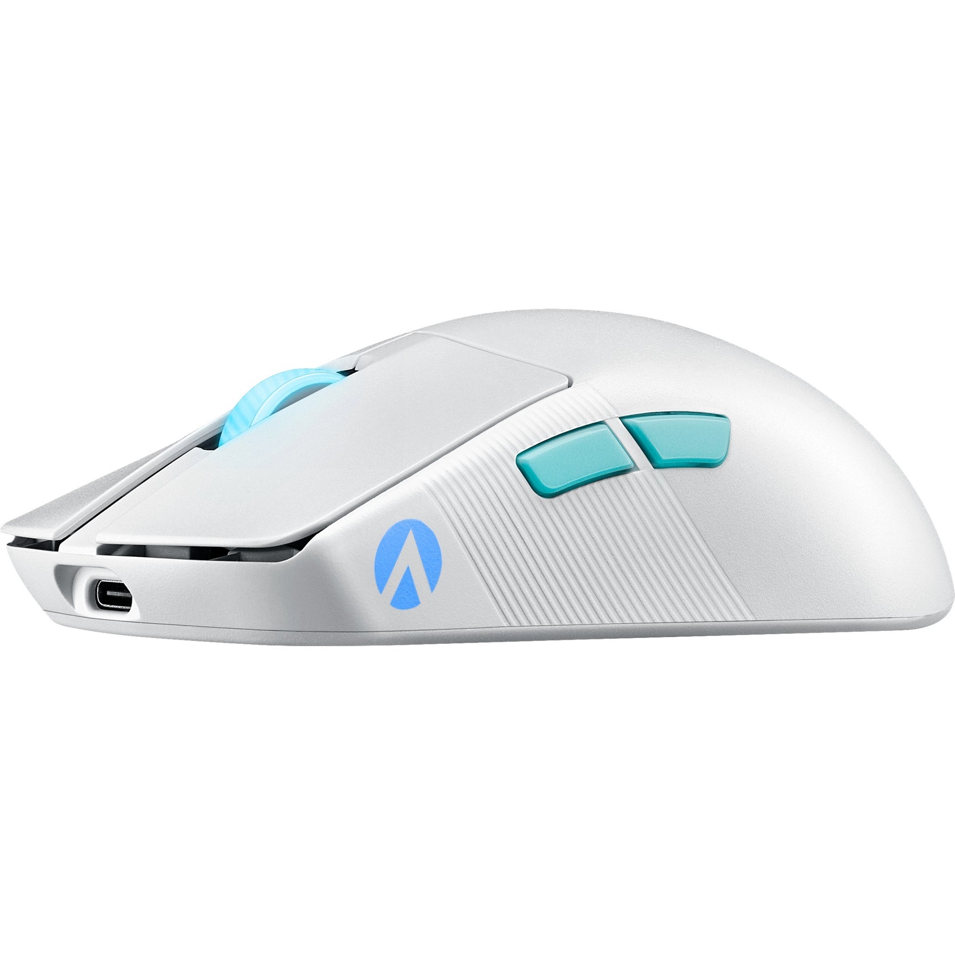 Asus rog harpe ace aim lab edition gaming muis (wit, 100 - 36.000 dpi, usb 2.0, 2,4 ghz, bluetooth, rgb leds)