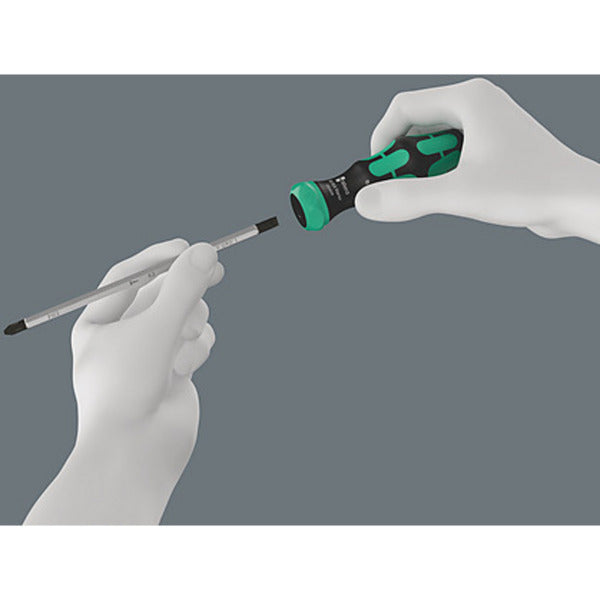 Wera kraftform kompakt vario ra, 7‑delig bitset (zwart groen)