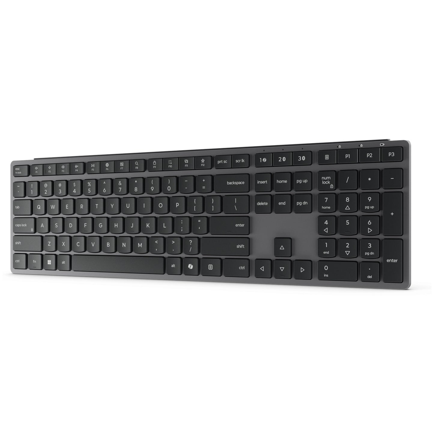 Lenovo 700 modern multi-device wireless keyboard-us euro103p desktopset (grijs, 100%, 2.4 ghz, bluetooth)