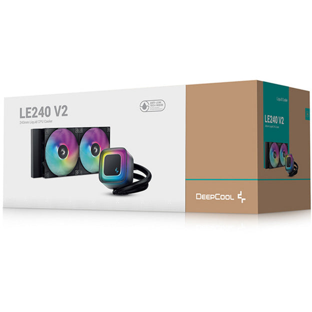 Deepcool le240 v2 waterkoeling (zwart)