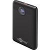 Goobay powerbank compact 10.000 mah (zwart, 10 ah, 1x usb-a, 1x usb-c, power delivery, quick charge)