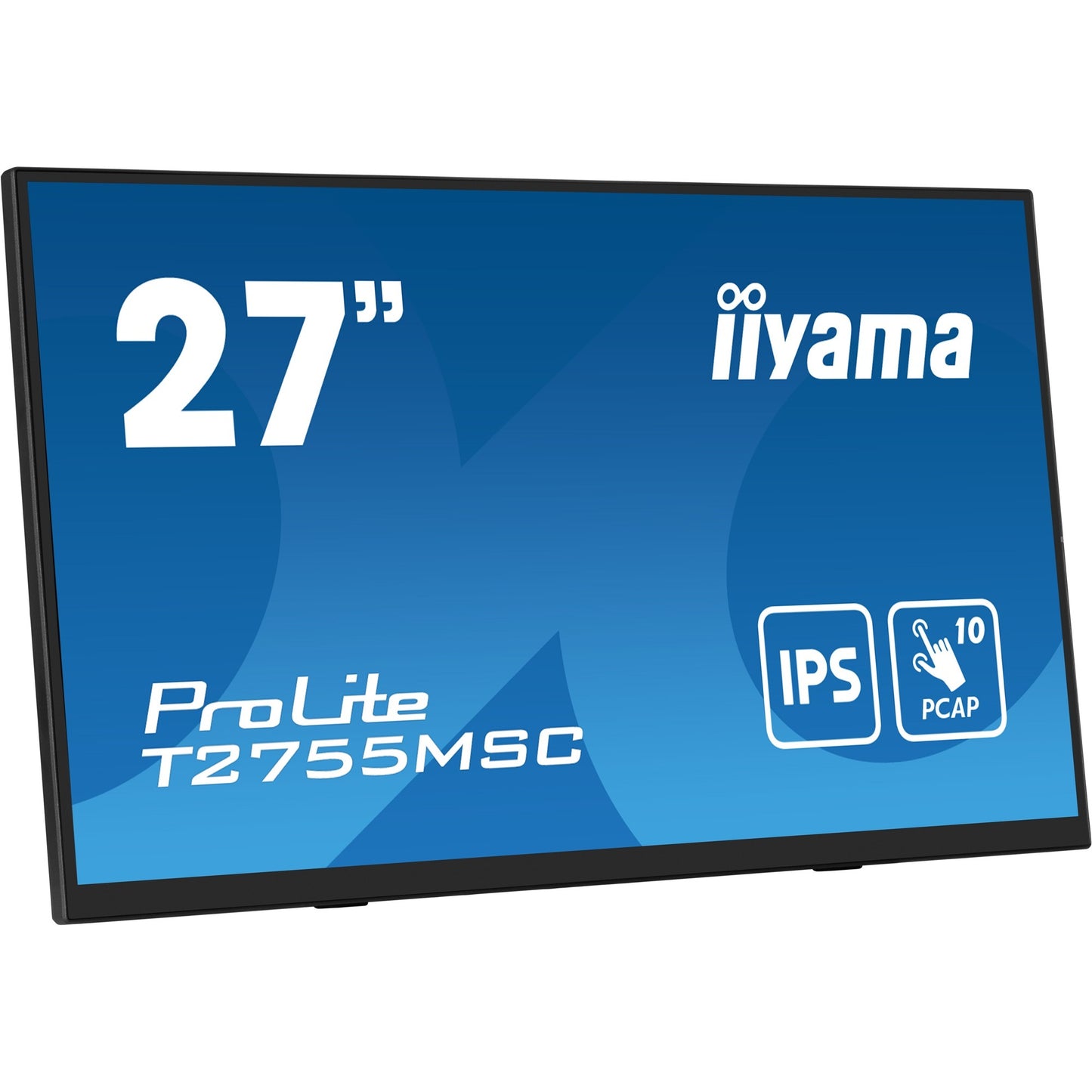 Iiyama prolite t2755msc-b1 27 touchscreen monitor (zwart, hdmi, displayport, 2x usb-a)