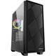 Sharkoon vs8 rgb black midi tower behuizing (zwart | 2x usb-a | 1x usb-c | rgb | tempered glass)