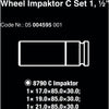 Wera wheel impactor c set 1 dopsleutel (3-delig, met velgbescherming)