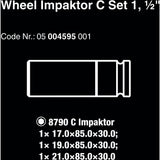 Wera wheel impactor c set 1 dopsleutel (3-delig, met velgbescherming) - afbeelding 4