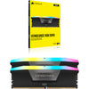 Corsair vengeance rgb 32 gb ddr5-6000 (2x 16 gb) werkgeheugen (zwart, cmh32gx5m2d6000z38, xmp, expo)