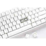 Ducky one 3 classic pure white tkl rgb mechanisch toetsenbord (wit, us lay-out (qwerty), cherry mx red, 80% (tkl), rgb leds, double-shot pbt, hot-swappable, quack mechanics) - afbeelding 11