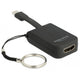 Delock usb-c > hdmi adapter sleutelhanger (zwart, 4k 30hz)