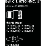 Wera belt c 1 zyklop doppenset, 1 2 dopsleutel (zwart, 7-delig, met vasthoudfunctie) - afbeelding 5