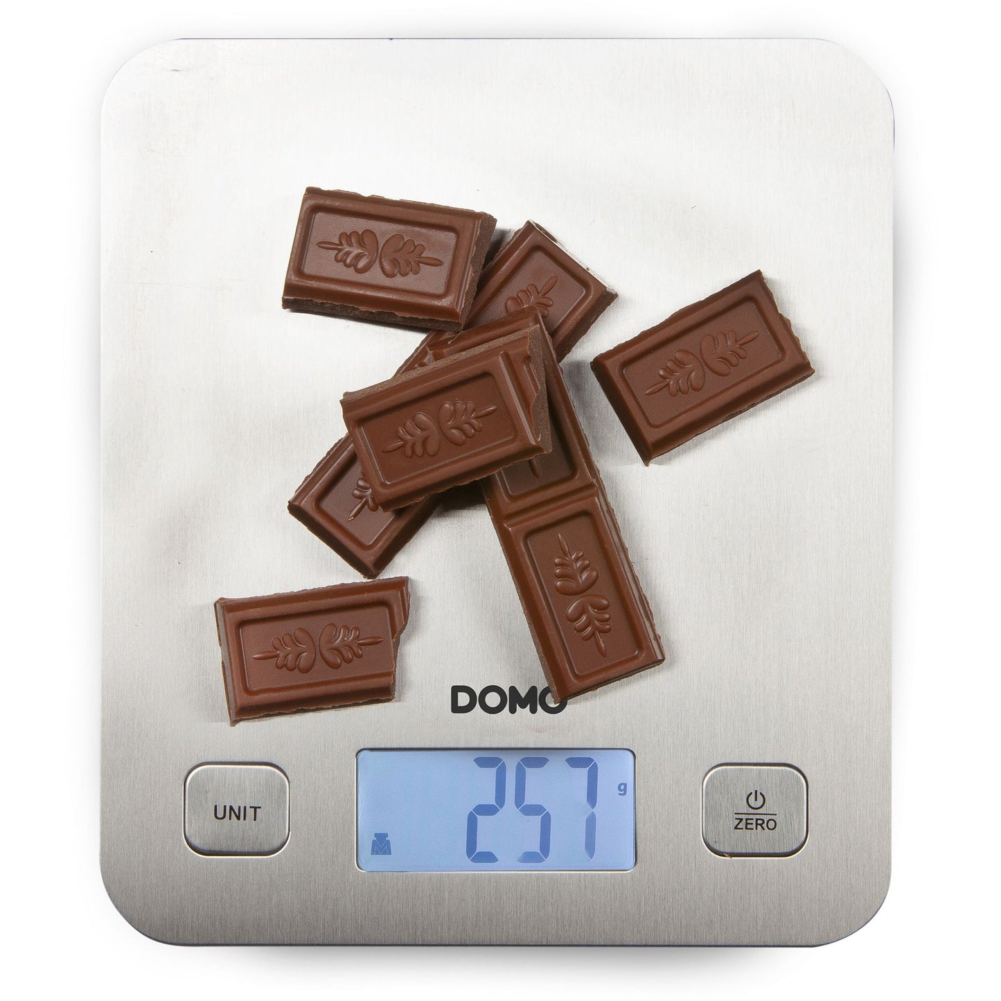 Domo do9239w keukenweegschaal prestige xl (roestvrij staal)