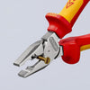 Knipex kracht-kombitang 02 06 180 vde combinatietang (rood geel, lengte 180mm)